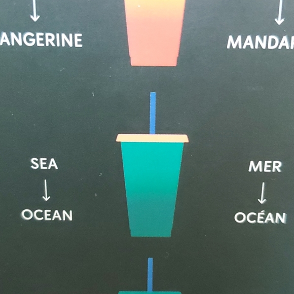 Starbucks Color Changing Cold Cup - Sea - Picture 3 of 3